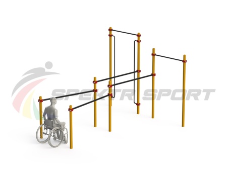 Купить Спортивный комплекс для инвалидов-колясочников WRK-D19_76mm в Охе 