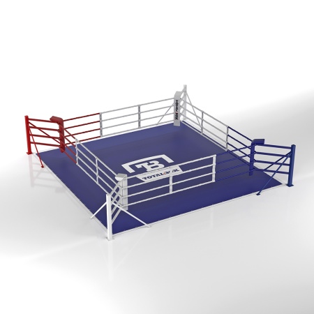 Купить Ринг боксерский напольный Totalbox на упорах 6х6м в Охе 