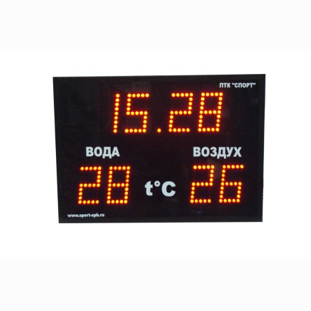 Купить Часы-термометр СТ1.16-2t для бассейна в Охе 