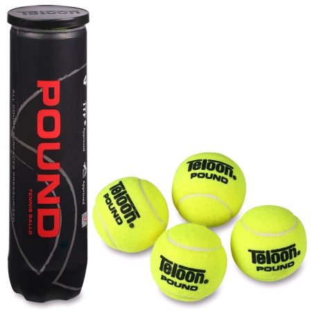 Купить Мяч для большого тенниса Teloon 828Т Р4  (4 шт) в Охе 