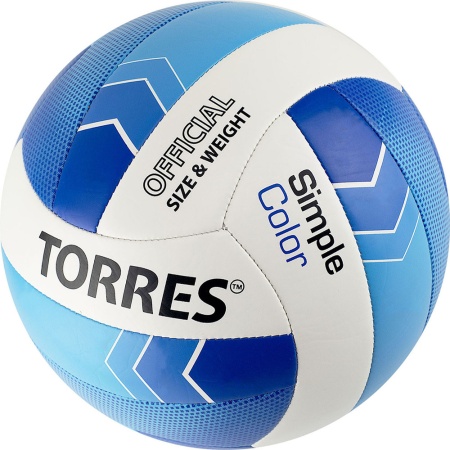 Купить Мяч волейбольный Torres Simple Color любительский р.5 в Охе 