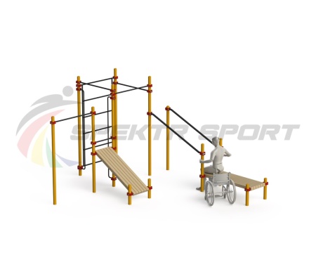 Купить Спортивный комплекс для инвалидов-колясочников WRK-D20_76mm в Охе 